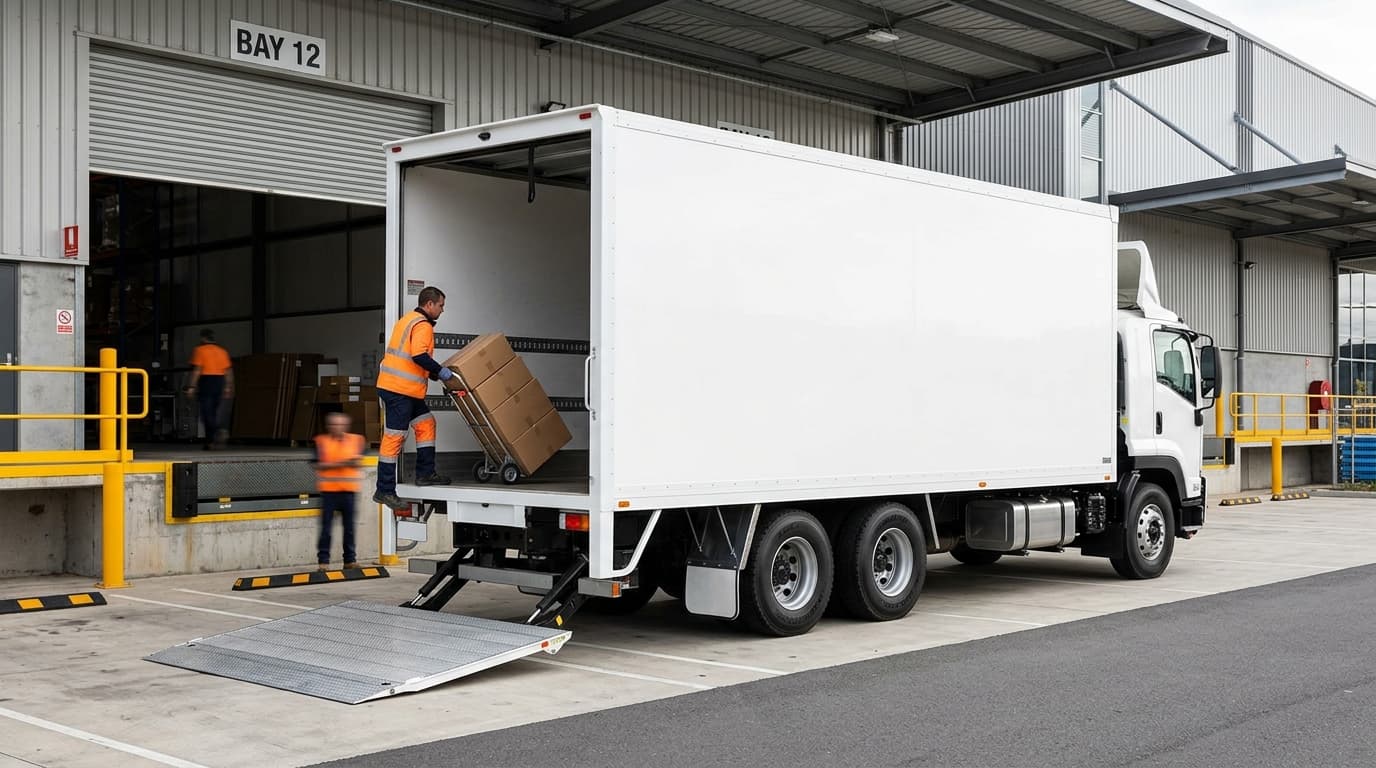 Heavy Rigid Trucks — commercial transport vehicle demonstration
